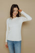 Len-Slim Rib Crew Pullover
